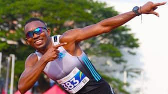 Reliance Foundation athlete Animesh Kujur currently holds the Indian national record in both 100m and 200m events. Image: Naveen Patnaik on X
