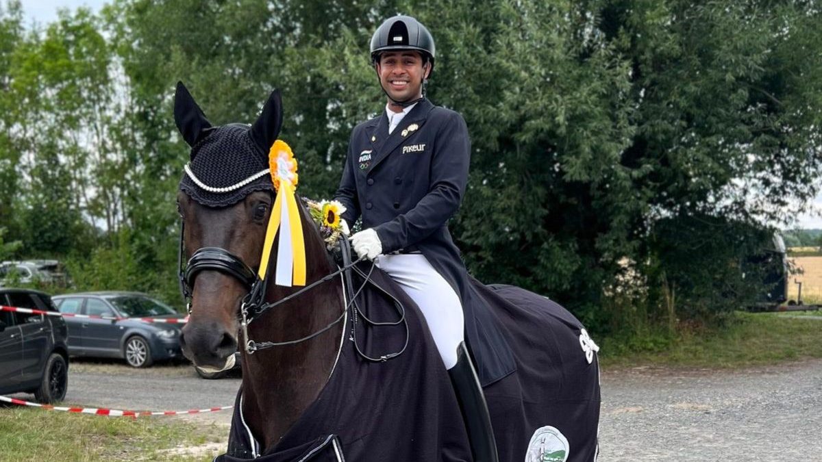 Anush Agarwalla secures first place at the Jubilaumsturnier Hofgeismar Open. Special arrangement Anush Agarwalla secures first place at the Jubilaumsturnier Hofgeismar Open. Special arrangement