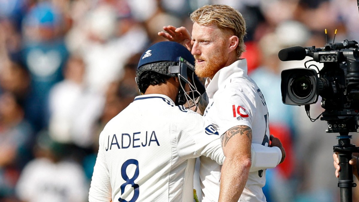 India all-rounder Ravindra Jadeja embraces England captain Ben Stokes following India's heartbreaking 22-run defeat on the final day of the third Test at Lord's. Reuters India all-rounder Ravindra Jadeja embraces England captain Ben Stokes following India's heartbreaking 22-run defeat on the final day of the third Test at Lord's. Reuters
