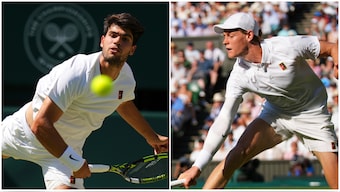 Carlos Alcaraz and Jannik Sinner are set for a dream showdown in the Wimbledon men's singles final on Sunday. AP