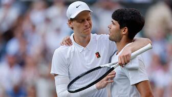 Carlos Alcaraz lost to Jannik Sinner in Wimbledon 2025 final in four sets. Image: Reuters
