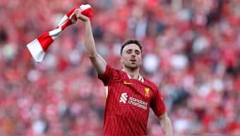 Portuguese forward Diogo Jota helped Liverpool win the Premier League in the 2024-25 season. Reuters