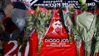 Liverpool striker Diogo Jota was killed with his brother Andre Silva in a car crash this month. Image: Reuters