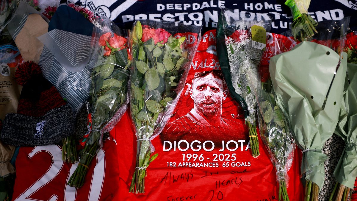 Liverpool striker Diogo Jota was killed with his brother Andre Silva in a car crash this month. Image: Reuters Liverpool striker Diogo Jota was killed with his brother Andre Silva in a car crash this month. Image: Reuters