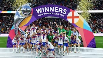 England won the 2025 European Championship by defeating world champions Spain. Image: Reuters