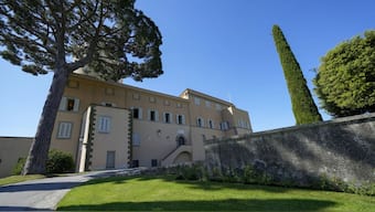 A view of the Papal Palace in Castel Gandolfo. File image/AP