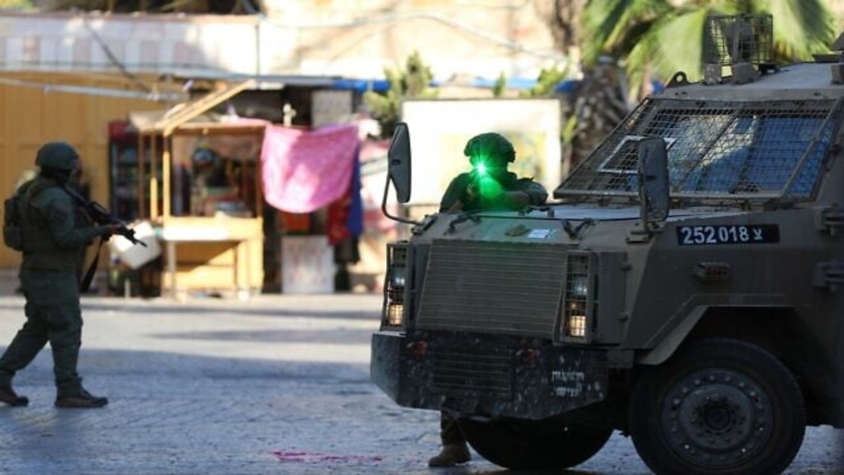 Israeli security in the West Bank city of Hebron, June 28, 2025. AP Israeli security in the West Bank city of Hebron, June 28, 2025. AP