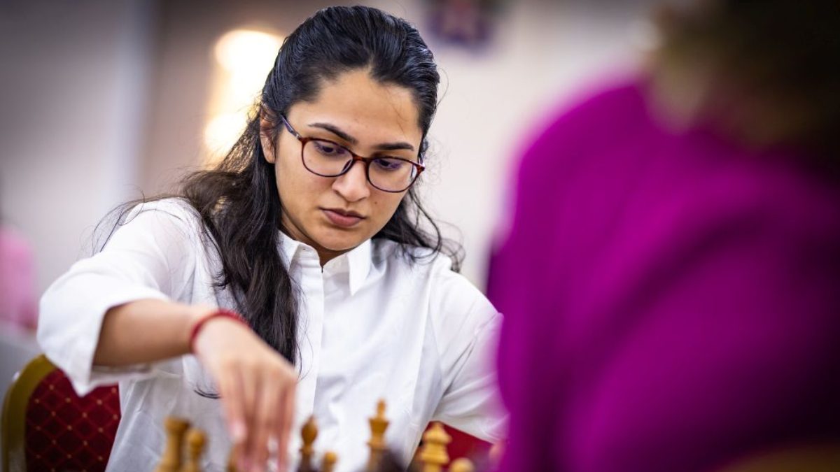 Vantika Agrawal defeats former world champion Anna Ushenina to reach third round of FIDE Women’s World Cup 2025. Image: FIDE Vantika Agrawal defeats former world champion Anna Ushenina to reach third round of FIDE Women’s World Cup 2025. Image: FIDE