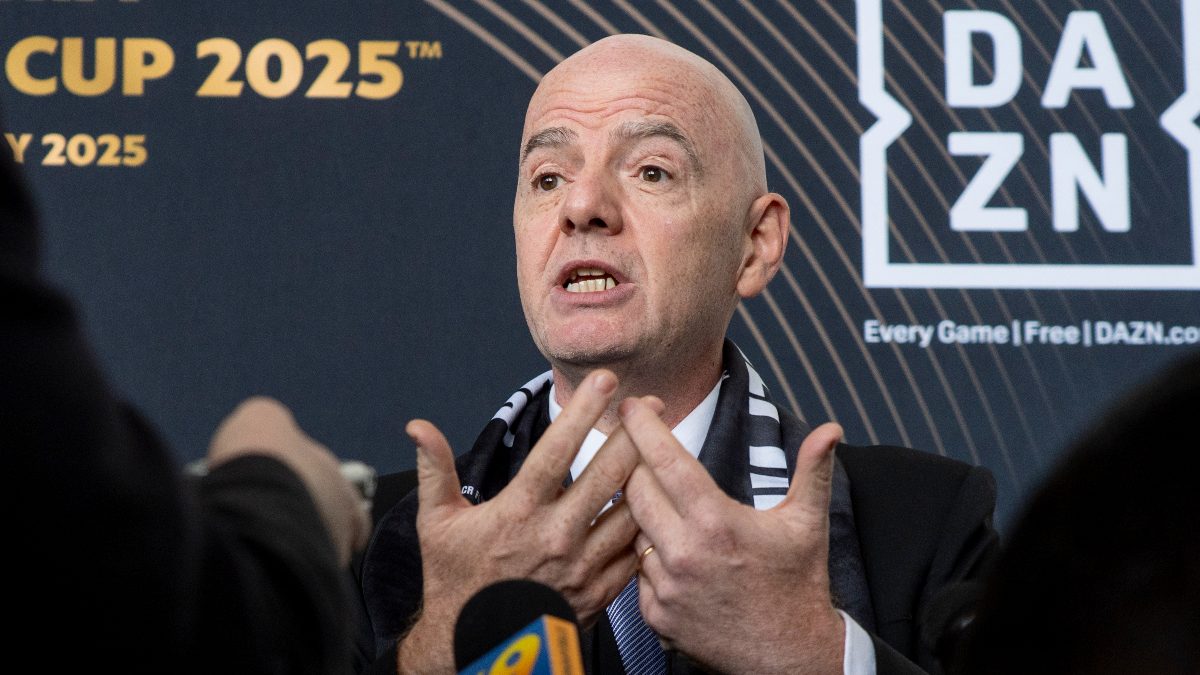 The discussions took place on the eve of the Club World Cup final between PSG and Chelsea. Image: AP
The discussions took place on the eve of the Club World Cup final between PSG and Chelsea. Image: AP