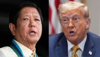 President of the Philippines Ferdinand Marcos (left), and US President Donald Trump (right) are likely to meet.  File image/AP