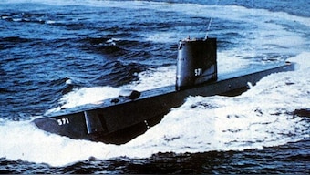 the USS Nautilus became the first submarine to travel beneath the North Pole. Wikimedia Commons