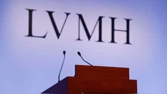 A LVMH luxury group logo is seen prior to the announcement of their 2019 results in Paris, France, January 28, 2020. REUTERS/Christian Hartmann/ File Photo