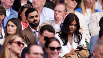 Virat Kohli and Anushka Sharma clicked watching the Wimbledon match, netizens react to viral pictures: 'They attended because...'