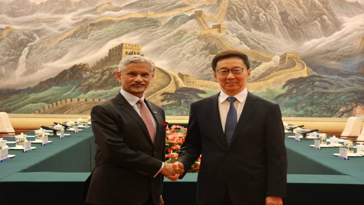 Jaishankar meets Chinese VP Han Zheng, reaffirms ambition to normalise ties