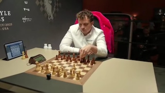 Hans Niemann had an impressive Day 1 at the  Freestyle Chess Grand Slam Las Vegas, finishing second in his group. Image: Freestyle Chess
