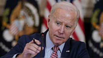 Former President Joe Biden announced that he would not be running for a second term. File image/AP