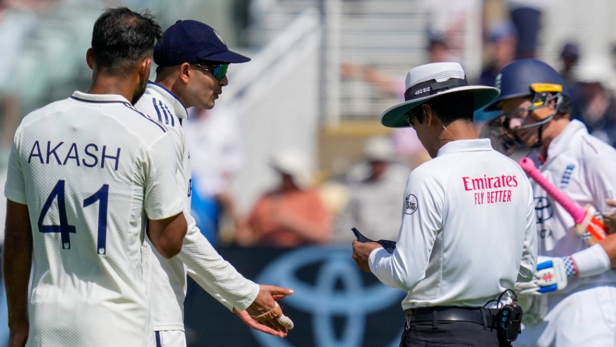 Indian team has lodged an appeal with ICC match referee against the ball-change protocol followed at the Lord's Test. Image: PTI
Indian team has lodged an appeal with ICC match referee against the ball-change protocol followed at the Lord's Test. Image: PTI