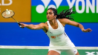 PV Sindhu lost to Korea's Sim Yu Jin in the Japan Open Super 750 tournament on Wednesday. Image: PTI