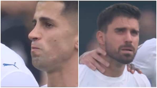 Watch: Al Hilal's Cancelo, Neves break down in tears during Diogo Jota tribute at FIFA Club World Cup