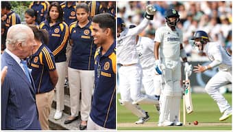 King Charles described Mohammed Siraj's dismissal at Lord's as 'quite unfortunate' during his meeting with the Indian men's and women's cricket teams at his London residence. AP/Reuters