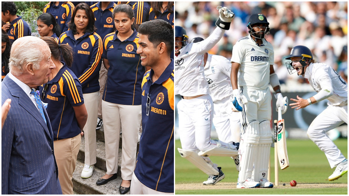 King Charles reacts to Mohammed Siraj's heartbreaking dismissal at Lord's, enquires about Akash Deep's sister King Charles reacts to Mohammed Siraj's heartbreaking dismissal at Lord's, enquires about Akash Deep's sister