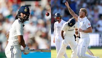 Fans criticised KL Rahul for allowing nightwatchman Akash Deep play 11 deliveries on Day 4 of Lord's Test. Images: Reuters/AP
