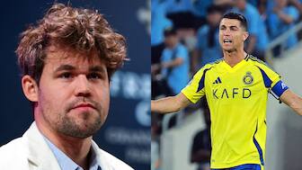 Magnus Carlsen has thrown down a chess challenge to Cristiano Ronaldo ahead of the Esports World Cup. Images: Reuters