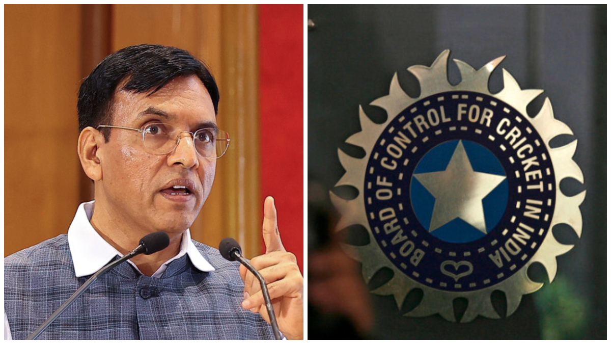 Union Sports Minister Mansukh Mandaviya tabled the National Sports Governance Bill in the Parliament on Wednesday which brings the powerful BCCI under the Government's aegis. Image: PTI/Reuters Union Sports Minister Mansukh Mandaviya tabled the National Sports Governance Bill in the Parliament on Wednesday which brings the powerful BCCI under the Government's aegis. Image: PTI/Reuters