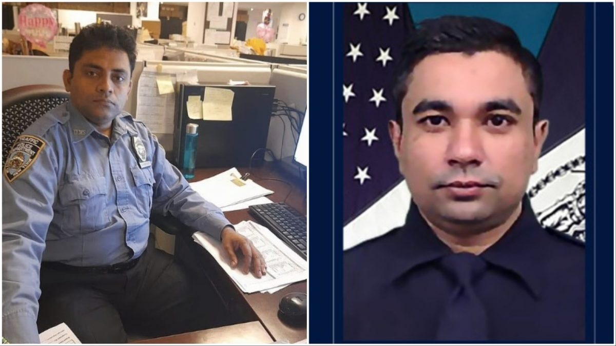 NYPD officer who died in Midtown Manhattan shooting was Bangladeshi immigrant, joined 4 yrs back. Image: X NYPD officer who died in Midtown Manhattan shooting was Bangladeshi immigrant, joined 4 yrs back. Image: X