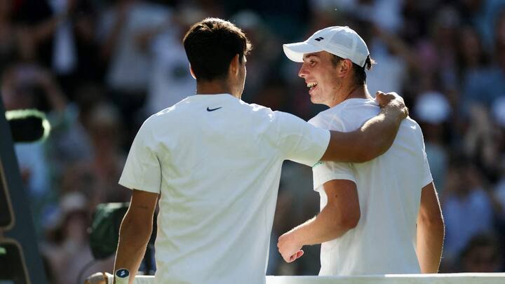 Tarvet's 'special' Wimbledon journey ends at hands of Alcaraz after lesson in mental toughness: 'Just a big difference'