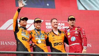 Oscar Piastri pipped McLaren teammate Lando Norris to win Belgian Grand Prix. Image: Reuters