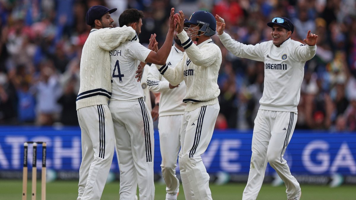 Prasidh Krishna was dropped by India at Lord's after two poor matches. Image: AP
Prasidh Krishna was dropped by India at Lord's after two poor matches. Image: AP