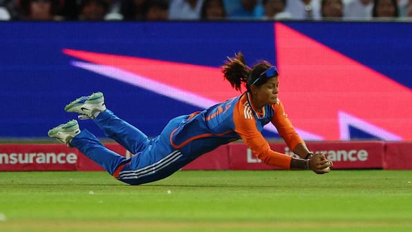 WATCH: Radha Yadav pulls off sensational catch at Edgbaston in India vs England 5th T20I