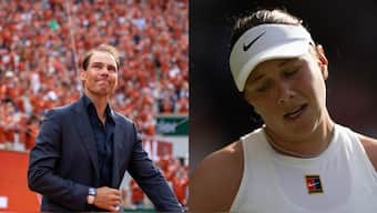 Rafael Nadal tweeted in support of Amanda Anisimova after her loss in Wimbledon final. Images: Reuters
