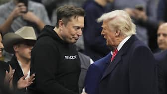 Elon Musk with President Donald Trump. File | Photo Credit: AP


