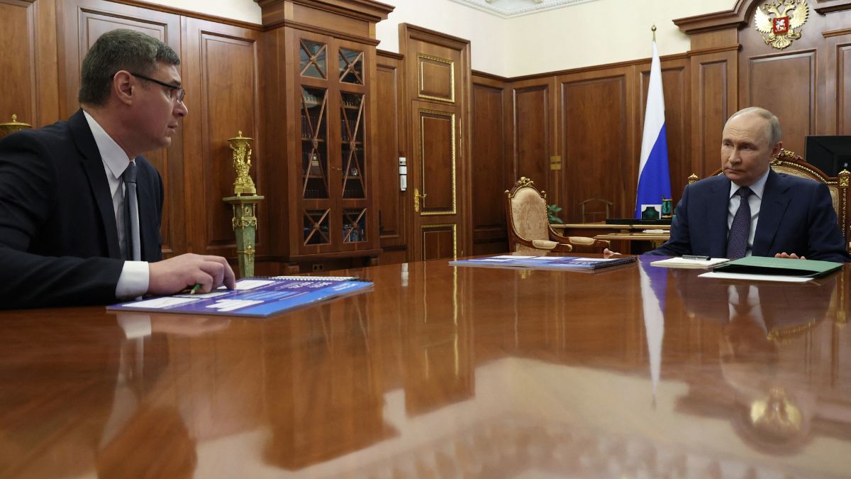 In this pool photograph distributed by Russian state agency Sputnik, Russia's President Vladimir Putin (R) attends a meeting with Vladimir Region Governor Alexander Avdeyev (L) in Moscow on July 18, 2025. Image- AFP In this pool photograph distributed by Russian state agency Sputnik, Russia's President Vladimir Putin (R) attends a meeting with Vladimir Region Governor Alexander Avdeyev (L) in Moscow on July 18, 2025. Image- AFP