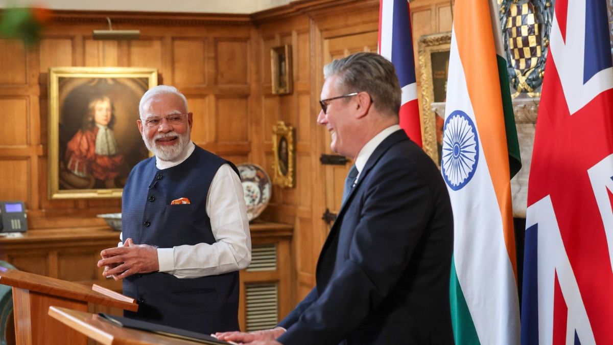 PM Modi concludes UK visit with historic FTA, departs for Maldives for second leg of foreign trip PM Modi concludes UK visit with historic FTA, departs for Maldives for second leg of foreign trip