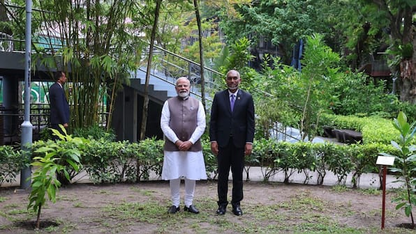 PM Modi and Maldives President Muizzu plant saplings in Malé as part of ‘Ek Ped Maa Ke Naam’ initiative