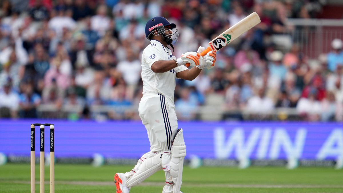 Rishabh Pant added 17 runs to his overnight score of 37, brinigng up his 18th Test half-century in the process. AP Rishabh Pant added 17 runs to his overnight score of 37, brinigng up his 18th Test half-century in the process. AP