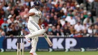 Rishabh Pant has reportedly suffered a fractured toe after injuring his right foot on Day 1 of the fourth Test vs England. Image: Reuters
