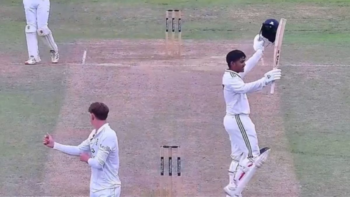 India U19 captain Ayush Mhatre notched 126 runs off 80 balls. (Screengrab - Essex Cricket YouTube) India U19 captain Ayush Mhatre notched 126 runs off 80 balls. (Screengrab - Essex Cricket YouTube)