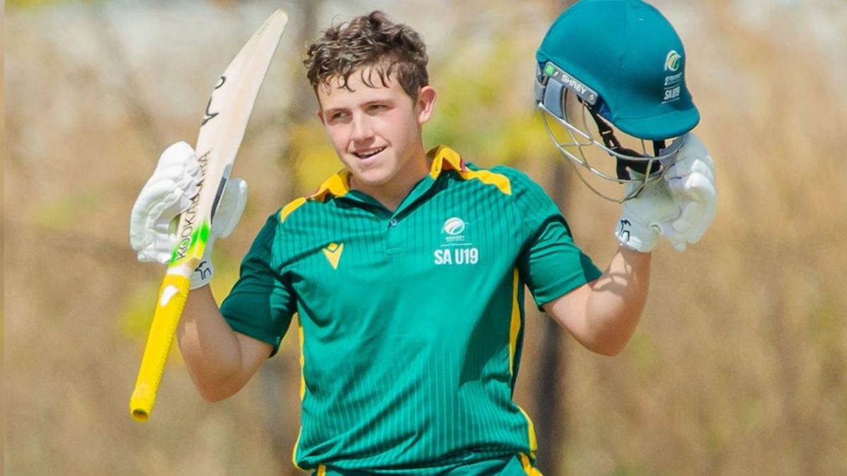South Africa under-19 batter Jorich Van Schalkwyk records massive milestone with double ton in men's youth ODI South Africa under-19 batter Jorich Van Schalkwyk records massive milestone with double ton in men's youth ODI