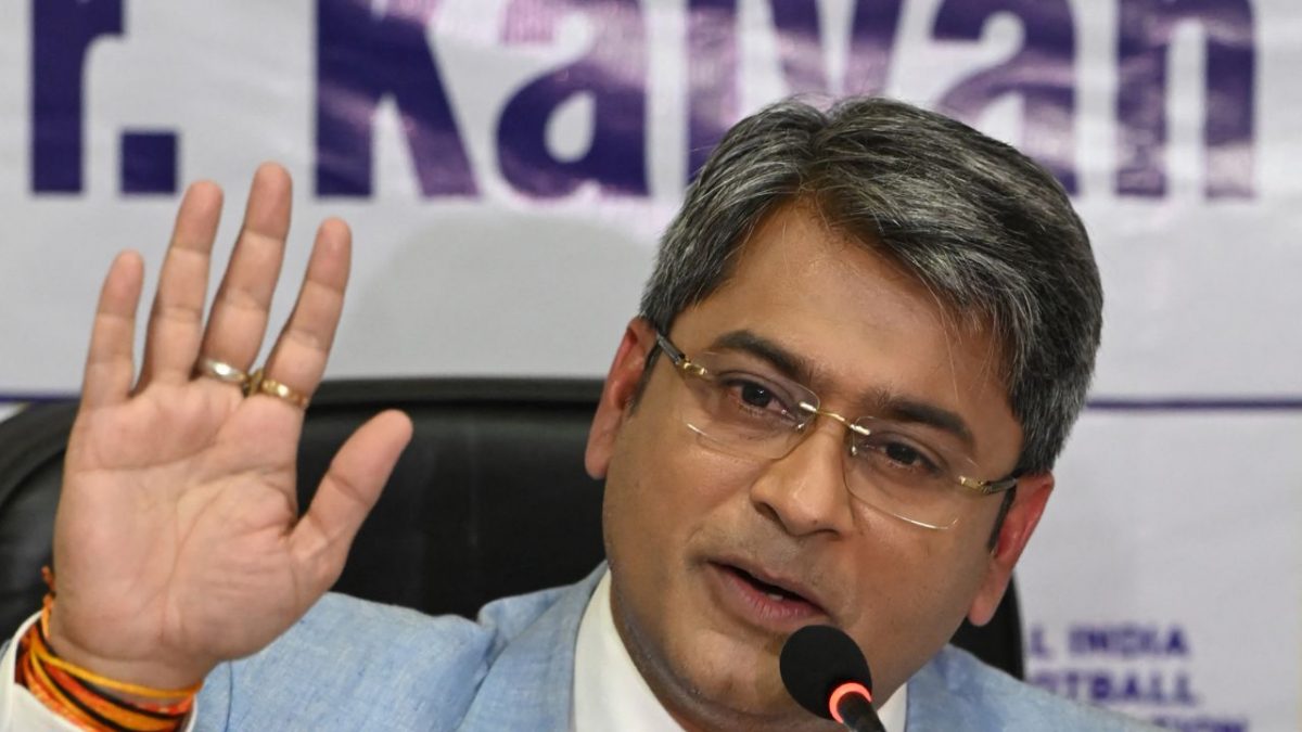 AIFF president Kalyan Chaubey. AFP AIFF president Kalyan Chaubey. AFP