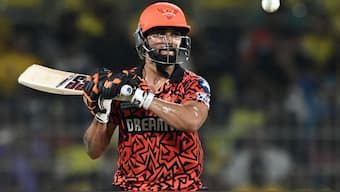 Nitish Kumar Reddy in action for SRH during the IPL 2025. AFP
