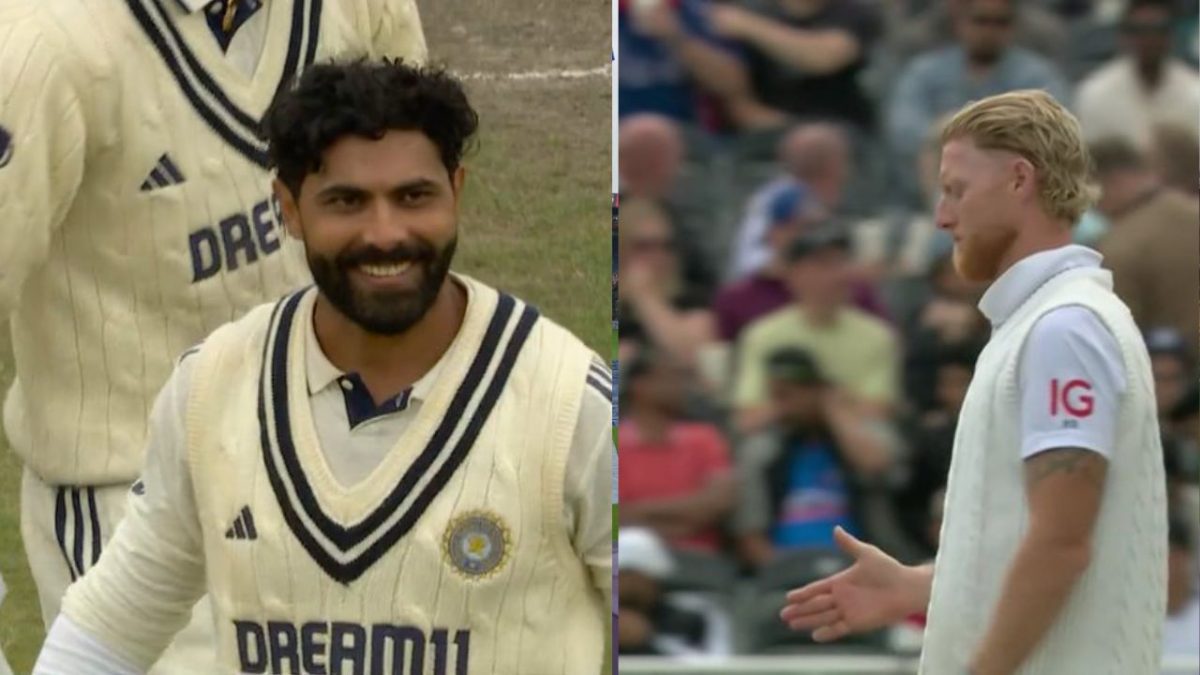 England captain Ben Stokes offered an early draw to Ravindra Jadeja and Washington Sundar but the batsmen did accept his request. (Screengrab from Sony Liv) England captain Ben Stokes offered an early draw to Ravindra Jadeja and Washington Sundar but the batsmen did accept his request. (Screengrab from Sony Liv)