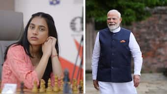 PM Modi congratulates Divya Deshmukh on winning the FIDE Women's World Cup. FIDE/AFP