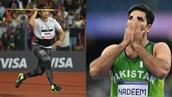 Neeraj Chopra vs Arshad Nadeem clash may not take place in the Diamond League. AFP