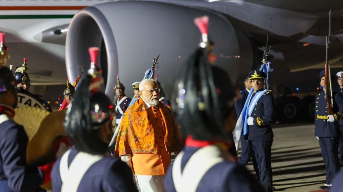 PM Modi lands in Buenos Aires, to hold talks with Argentina's Javier Melei later today