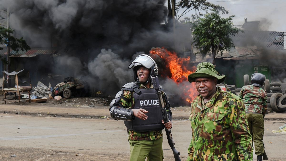 Kenya capital locked down as protesters-police clashes continue, at least 10 reported killed