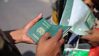 A Border Security Force (BSF) soldier checks the passports of Pakistan citizens. Reuters file/Representative image